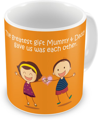 

Indigifts 129 Ceramic Mug(330 ml), Multicolor