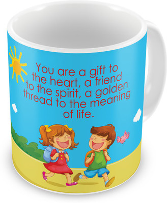 

Indigifts 126 Ceramic Mug(330 ml), Multicolor