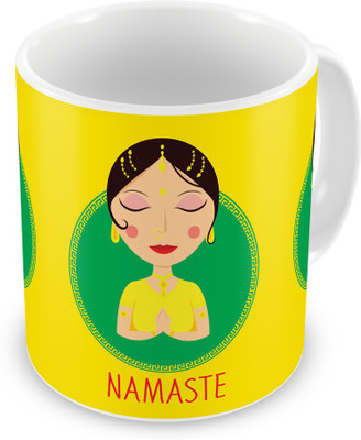 

Indigifts 86 Ceramic Mug(330 ml), Multicolor