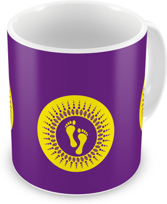 

Indigifts 107 Ceramic Mug(330 ml), Blue