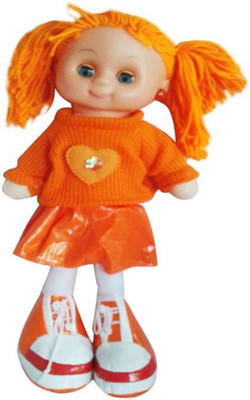 Origin Orange Musical Doll with light And Sound(Orange)