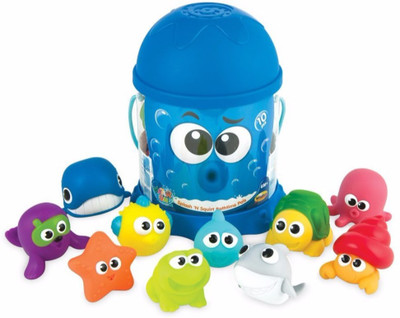 

Winfun Splash N Squirt Bath Time Pals, Multi Color (10 Pieces)(Multicolor)