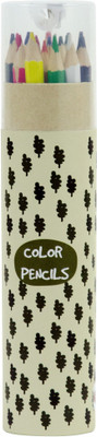

Bag of Small Things Bag Of Small Things Coloured Pencil White Leaves Pencil(Set of 1, Multicolor)