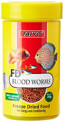 

Taiyo Premium Blood Worms 20g Fish 20 g Dry Fish Food