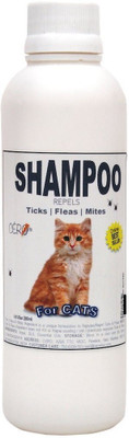 

CERO Ticks, Fleas and Mites REPELLENT Shampoo for CATS (200ml) Allergy Relief, Anti-dandruff, Anti-fungal, Anti-itching, Anti-microbial, Anti-parasitic, Conditioning, Flea and Tick, Hypoallergenic, Whitening and Color Enhancing NA Cat Shampoo(200 ml)