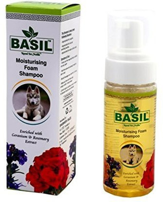 

BASIL Allergy Relief, Anti-dandruff, Anti-fungal, Anti-itching, Anti-microbial, Anti-parasitic, Conditioning, Flea and Tick, Hypoallergenic, Whitening and Color Enhancing BASIL Dog Shampoo(150 ml)