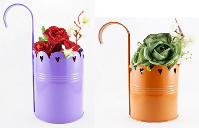 

Color Palatte Plant Container Set(Pack of 2, Metal)