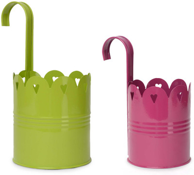 

Color Palatte Plant Container Set(Pack of 2, Metal)
