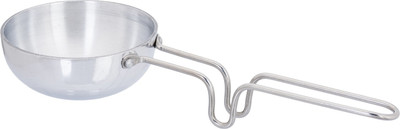 

Shubheksha Small Size Tadka Pan Tadka Pan 9 cm diameter(Aluminium), Silver