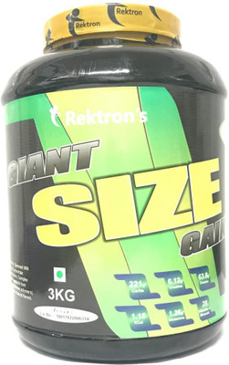 

Rektron Giant Size Gainer Weight Gainers/Mass Gainers(3 kg, American IceCream)