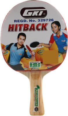 

GKI Hitback In Foam Cover Multicolor Table Tennis Racquet(G4, 323 g)