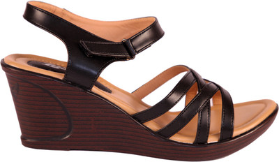

LUSH Women Black Wedges
