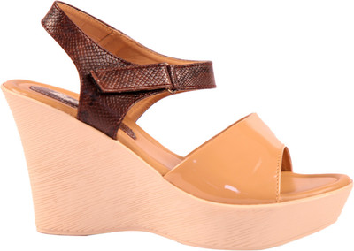 

LUSH Women Beige Wedges