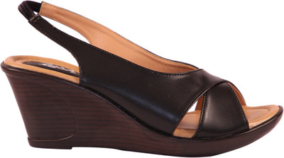 

LUSH Women Black Wedges