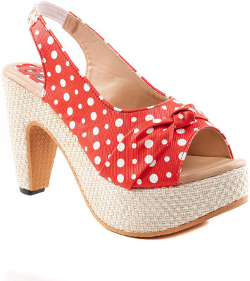 

Dolphin Miles Women Red Heels