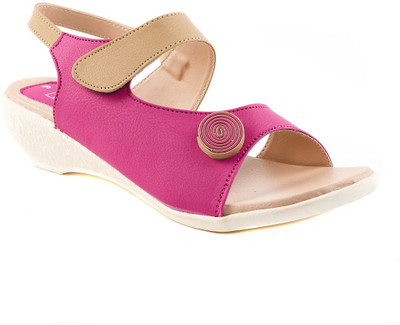 

Dolphin Miles Women Pink Wedges