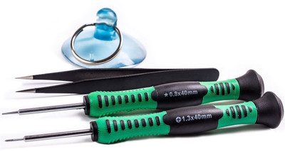 

PagKis Repair and opening Tools for iphone 4s, ,5, 6 Standard Screwdriver Set(Pack of 4), Green;black