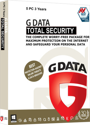 G Data Total Security 5.0 User 3 Years(CD/DVD)