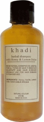 

Khadi Herbal honey & lemonjuice shampoo 210ml(210 ml)