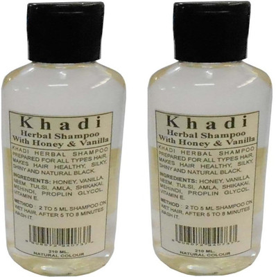 

Khadi Herbal honey & vanilla shampoo 420ml (pack of 2)(420 ml)