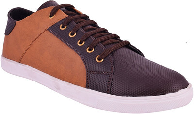 

LeatherKraft Sneakers For Men(Brown