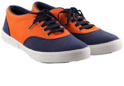Spellio Casuals For Men(Orange, Blue