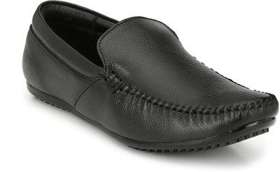 

Fentacia Genuine Leather Slip On For Men(Black