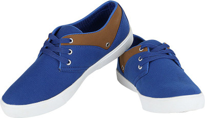 

Alexus Plain Canvas Shoes For Men(Blue, Brown