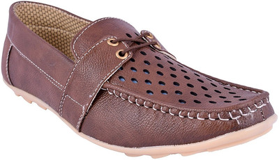 

LeatherKraft Loafers For Men(Brown
