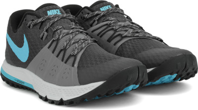 Nike AIR ZOOM WILDHORSE 4 Running Shoes For Men(Black, Blue, Grey, Multicolor)