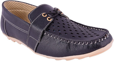 

LeatherKraft Loafers For Men(Black