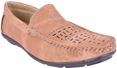 

LeatherKraft Loafers For Men(Tan