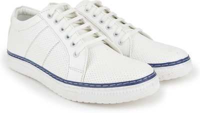 Provogue Sneakers For Men(White, White/blue