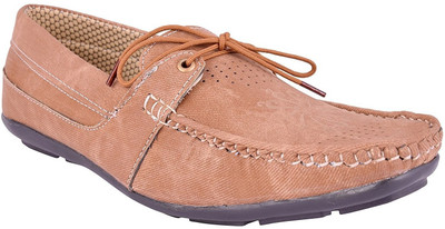

LeatherKraft Loafers For Men(Tan