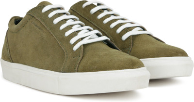 

Provogue Genuine Leather Sneaker For Men(Olive