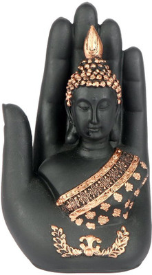 

ekavya Decorative Showpiece - 18 cm(Polyresin, Black)