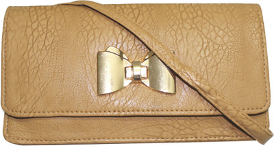 

Craft Art India Girls Casual Beige PU Sling Bag