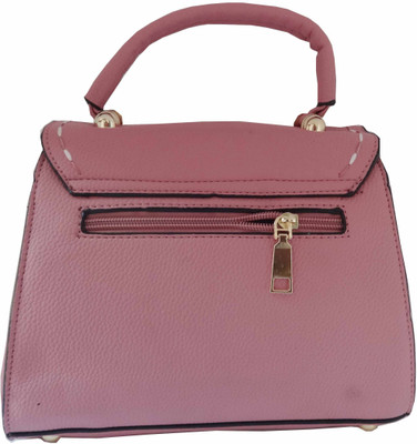 

ALIVE Women Casual Pink Leatherette Hand-held Bag
