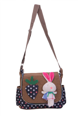 

Bee Fashionable Women Casual Brown Canvas Sling Bag