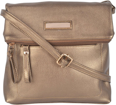 

Kleio Women Casual Brown PU Sling Bag