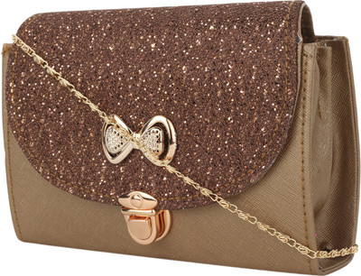 

Style Villaz Women Evening/Party Purple Leatherette Sling Bag
