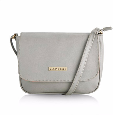 

Caprese Women Casual Grey Leatherette Sling Bag
