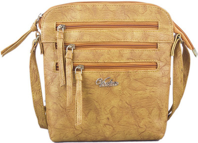 

Voaka Women Casual Yellow PU Sling Bag
