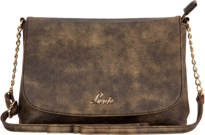

Lavie Women Casual Brown PU Sling Bag