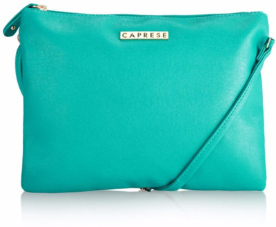 

Caprese Women Casual Green Leatherette Sling Bag