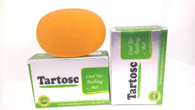 

Tartosc Coal Tar Bathing Soap(150 g, Pack of 2)