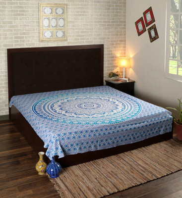 

Rajrang Mandala Print Living Room Cotton Mandala Tapestry(Multicolor)
