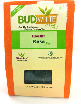 

BudWhite Rose Tea - 50 G Loose Rose Tea Box(50 g)