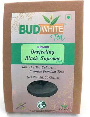 

BudWhite Darjeeling Black Supreme Tea - 50 G Loose Unflavoured Black Tea Box(50 g)