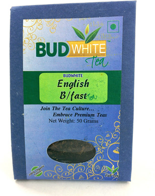 

BudWhite English B/Fast Tea - 50 G Loose Unflavoured Black Tea(50 g, Box)